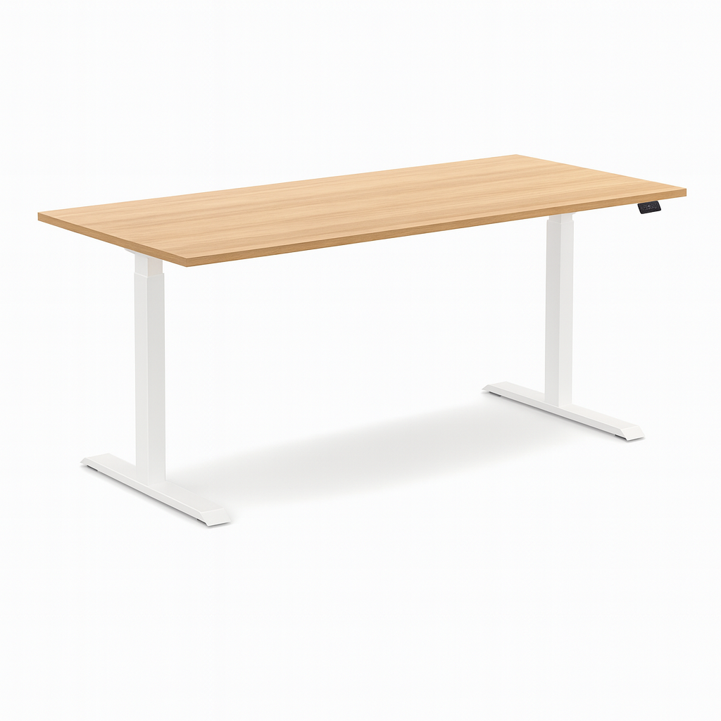 FocusDesk™ Dual Motor Sit Stand Desk – Melamine Top