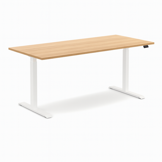 FocusDesk™ Dual Motor Sit Stand Desk – Melamine Top